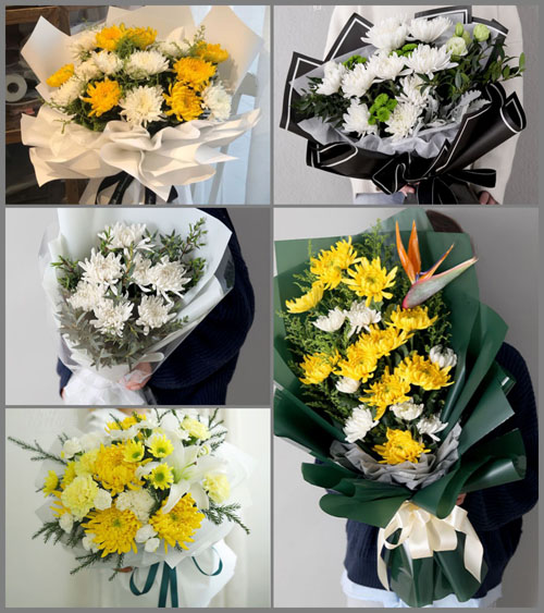 贵州毕节市黔西县花溪乡耿底村白事花束代送